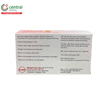 Thuốc Tenoxil 300mg dùng điều trị viêm gan siêu vi B mạn tính