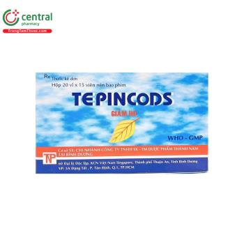 Tepincods (Hộp 20 vỉ x 15 viên)
