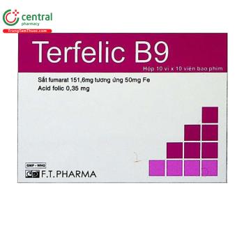 Terfelic B9 (Hộp 10 vỉ x 10 viên)
