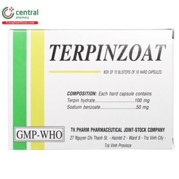 Terpinzoat (Viên nang cứng, dạng vỉ)