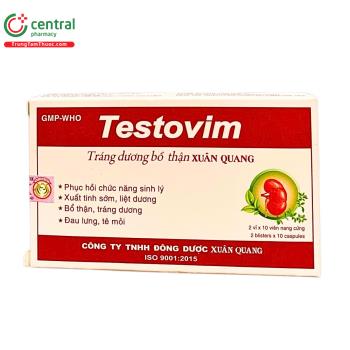 Testovim - Tráng dương bổ thận Xuân Quang