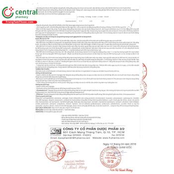 Thuốc ACM Control 1 điều trị huyết khối tĩnh mạch sâu, nghẽn mạch phổi