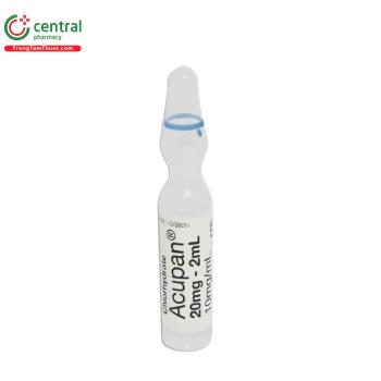 Thuốc Acupan 20mg/2ml (Nefopam) là thuốc gì? Giá bao nhiêu?