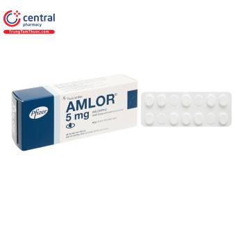 [CHÍNH HÃNG] Thuốc Amlor 5mg Pfizer điều trị tăng huyết áp