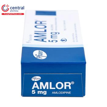 [CHÍNH HÃNG] Thuốc Amlor 5mg Pfizer điều trị tăng huyết áp