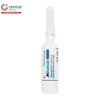 Thuốc AtiSaltolin 2,5mg/2,5ml điều trị chứng co thắt phế quản nặng
