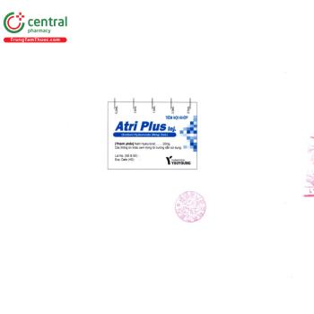 Thuốc Atri Plus Inj. 20mg/2ml điều trị đau trong viêm xương khớp