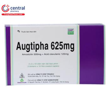 [CHÍNH HÃNG] Thuốc Augtipha 625mg - Thuốc kháng sinh diệt khuẩn