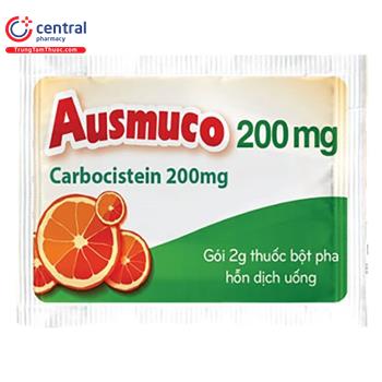 [CHÍNH HÃNG] Thuốc Ausmuco 200mg làm tiêu đơm, loãng đờm