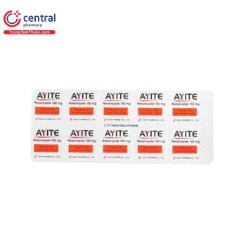 [CHÍNH HÃNG] Thuốc Ayite 100mg điều trị và dự phòng viêm loét dạ dày