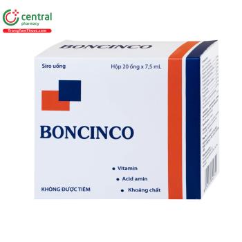 Thuốc Boncinco bổ sung vitamin, các acid amin thiết yếu cho cơ thể