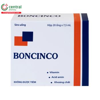 Thuốc Boncinco bổ sung vitamin, các acid amin thiết yếu cho cơ thể