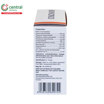 Thuốc Boncinco bổ sung vitamin, các acid amin thiết yếu cho cơ thể