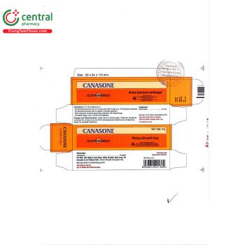Thuốc Canasone 1% - Điều trị các bệnh da liễu do nấm Candida , nấm mốc