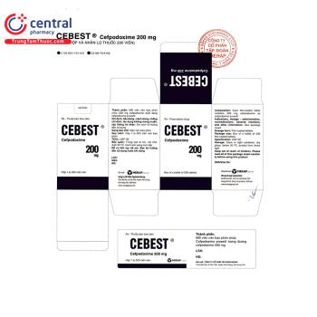 [CHÍNH HÃNG] Thuốc Cebest 200 điều trị viêm đường hô hấp