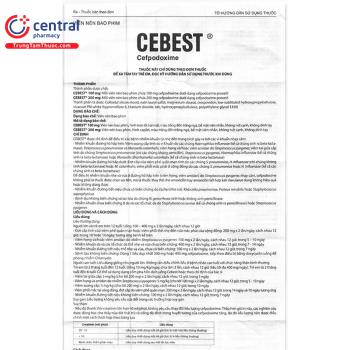 [CHÍNH HÃNG] Thuốc Cebest 200 điều trị viêm đường hô hấp