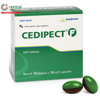 Thuốc Cedipect F - Điều trị triệu chứng ho, nghẹt mũi, sổ mũi hiệu quả