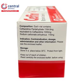 [CHÍNH HÃNG] Thuốc Cefin 1g - Giải pháp điều trị nhiễm khuẩn nặng