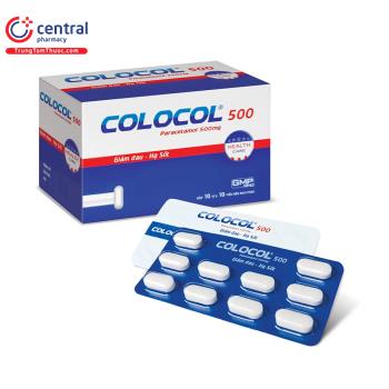[CHÍNH HÃNG] Thuốc Colocol 500 hạ sốt và giảm đau hiệu quả