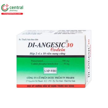 Thuốc Di-Angesic Codein 30 giảm nhanh các cơn đau đầu, đau khớp.