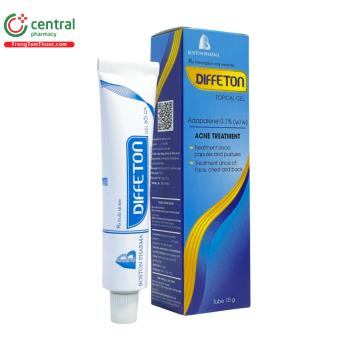 Thuốc Diffeton 0,1% - Điều trị mụn trứng cá từ nhẹ đến trung bình