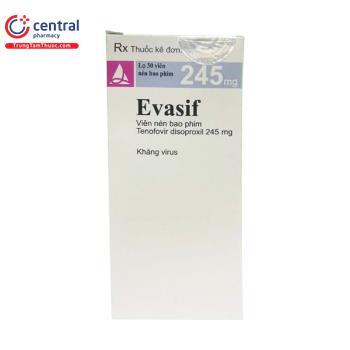 [CHÍNH HÃNG] Thuốc Evasif 245mg điều trị viêm gan B và HIV