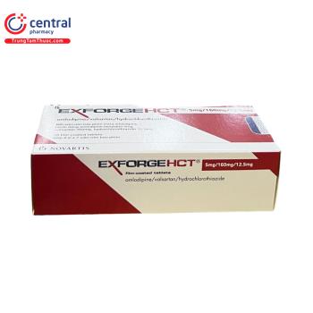[CHÍNH HÃNG] Thuốc hạ huyết áp Exforge 5mg/160mg/12,5mg: chỉ định, giá