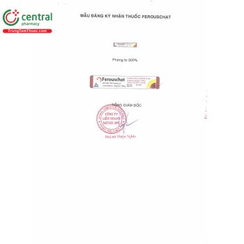 Thuốc Ferouschat 50mg - Phòng và điều trị thiếu máu do thiếu sắt