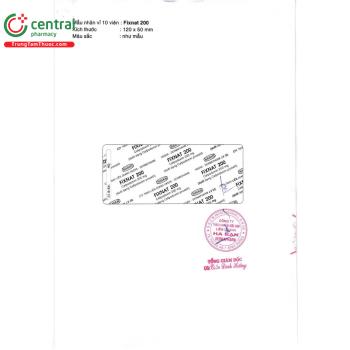 Thuốc Fixnat 200 - Điều trị nhiễm khuẩn nhẹ đến trung bình hiệu quả