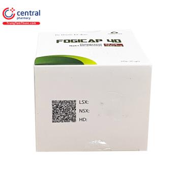 [CHÍNH HÃNG] Thuốc Fogicap 40 điều trị viêm loét đường tiêu hóa