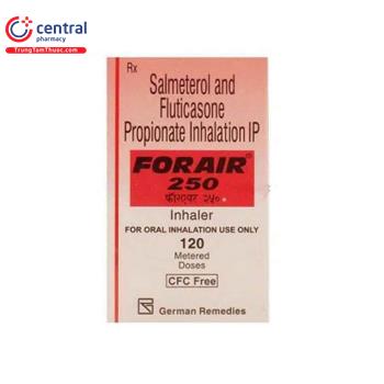 [CHÍNH HÃNG] Thuốc Forair 250 điều trị hen suyễn, COPD