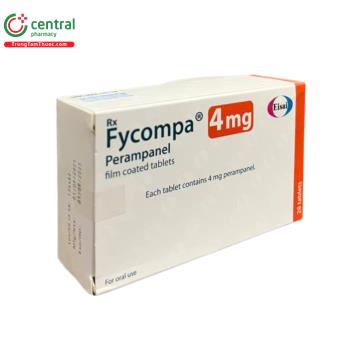 [CHÍNH HÃNG] Thuốc Fycompa 4mg - Điều trị bổ trợ các cơn động kinh