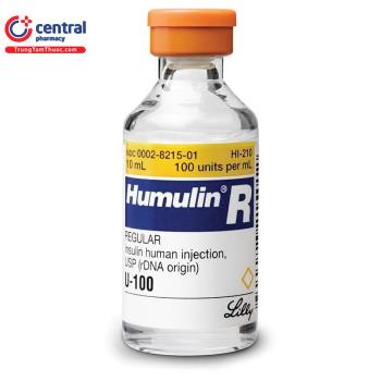 [CHÍNH HÃNG] Thuốc Humulin R 100IU/1ml - Thuốc điều trị tiểu đường