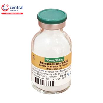 Thuốc Imipenem Cilastatin Kabi 500mg điều trị nhiễm khuẩn nặng