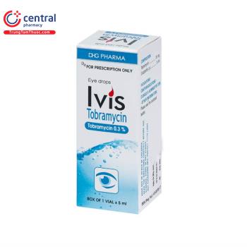 [CHÍNH HÃNG] Thuốc Ivis Tobramycin - công dụng, liều dùng