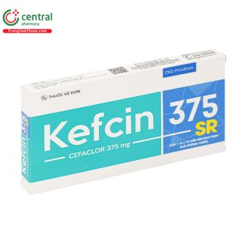 Thuốc Kefcin 375 SR điều trị các nhiễm khuẩn do vi khuẩn nhạy cảm
