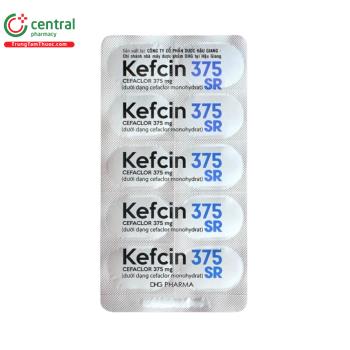 Thuốc Kefcin 375 SR điều trị các nhiễm khuẩn do vi khuẩn nhạy cảm
