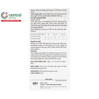 Thuốc Levoleo 500mg (1 vỉ x 10 viên) - Điều trị bệnh nhiễm khuẩn