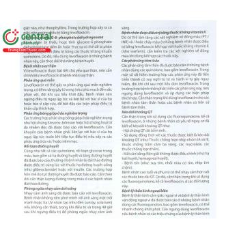 Thuốc Levoleo 500mg (1 vỉ x 10 viên) - Điều trị bệnh nhiễm khuẩn