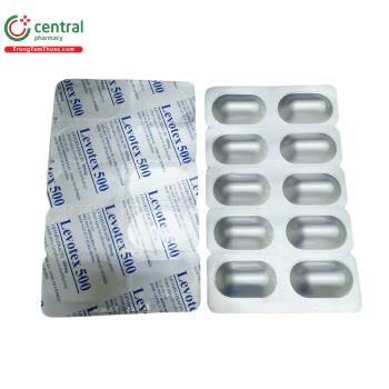 Thuốc Levotex 500 HDPHARMA điều trị nhiễm khuẩn do vi khuẩn nhạy cảm