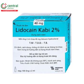 Lidocain Kabi 2% 