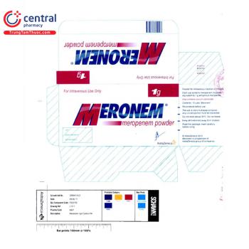 [CHÍNH HÃNG] Thuốc Meronem (Meropenem 1000mg): Giá cả & Tác dụng