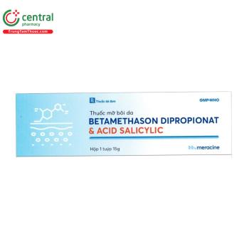 Thuốc Mỡ Bôi Da Betamethason Dipropionat & Acid Salicylic
