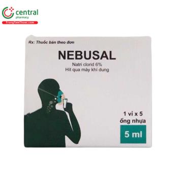 Thuốc Nebusal 6% vệ sinh đường thở và vệ sinh mũi họng thông thoáng