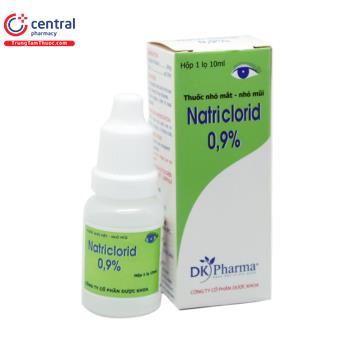 Thuốc nhỏ mắt, mũi Natri Clorid 0,9% DK Pharma