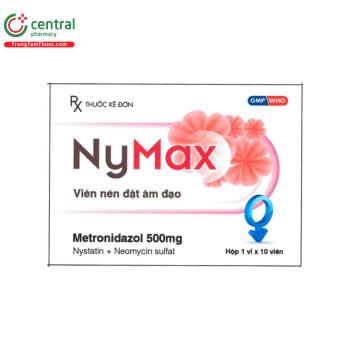 Thuốc Nymax điều trị viêm âm đạo do nhiễm vi khuẩn và nhiễm nấm Candida