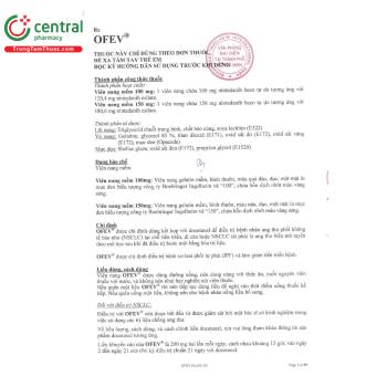 Thuốc Ofev 150mg giá bao nhiêu, dùng trong trường hợp nào?