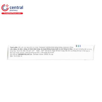 [CHÍNH HÃNG] Thuốc Pramital 20 mg điều trị bệnh trầm cảm nặng