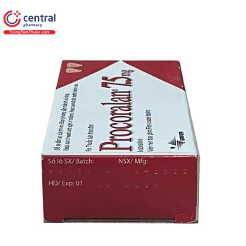 [CHÍNH HÃNG] Thuốc Procoralan 7.5mg điều trị chứng đau thắt ngực