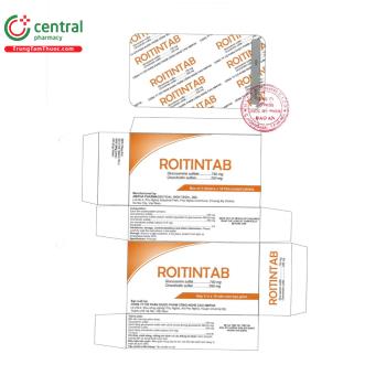 Thuốc Roitintab giảm triệu chứng của thoái hóa khớp gối nhẹ và vừa